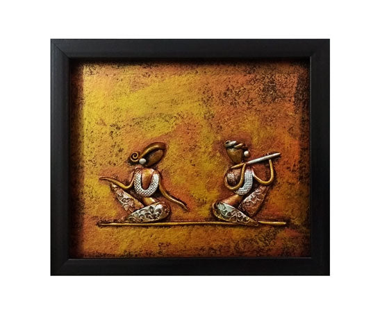 MULTI COLOUR VILLAGE SCENARY WALL DECOR 2