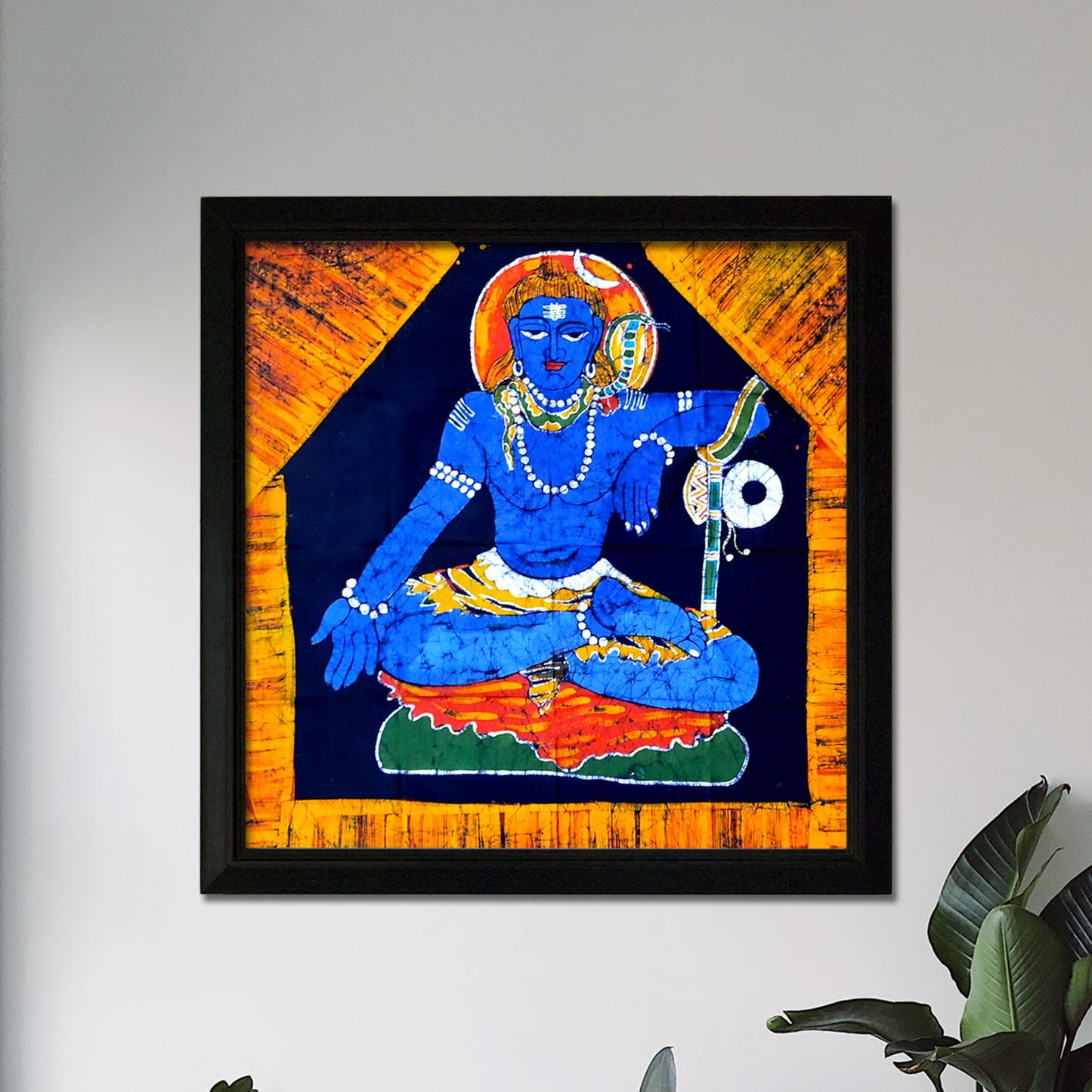 MAHADEV SHIV BATIK PAINTING- WALL HANGING