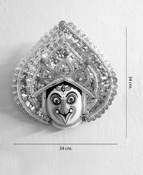 TRIBAL CHAU MASK OF SHREE GANESH- WALL HANGING